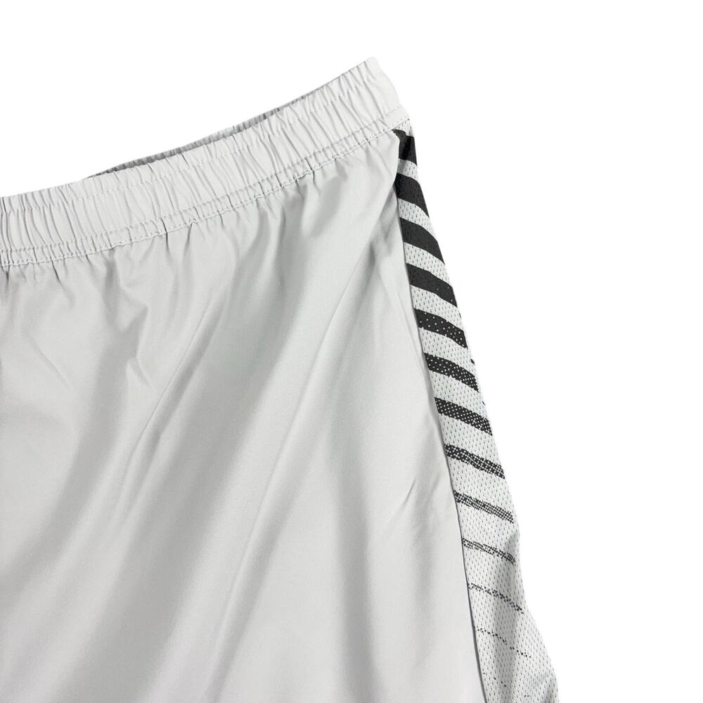 Gymshark Men's Grey Athletic Workout Running Shorts Size XXXL 3XL Mesh Panels - Picture 8 of 10